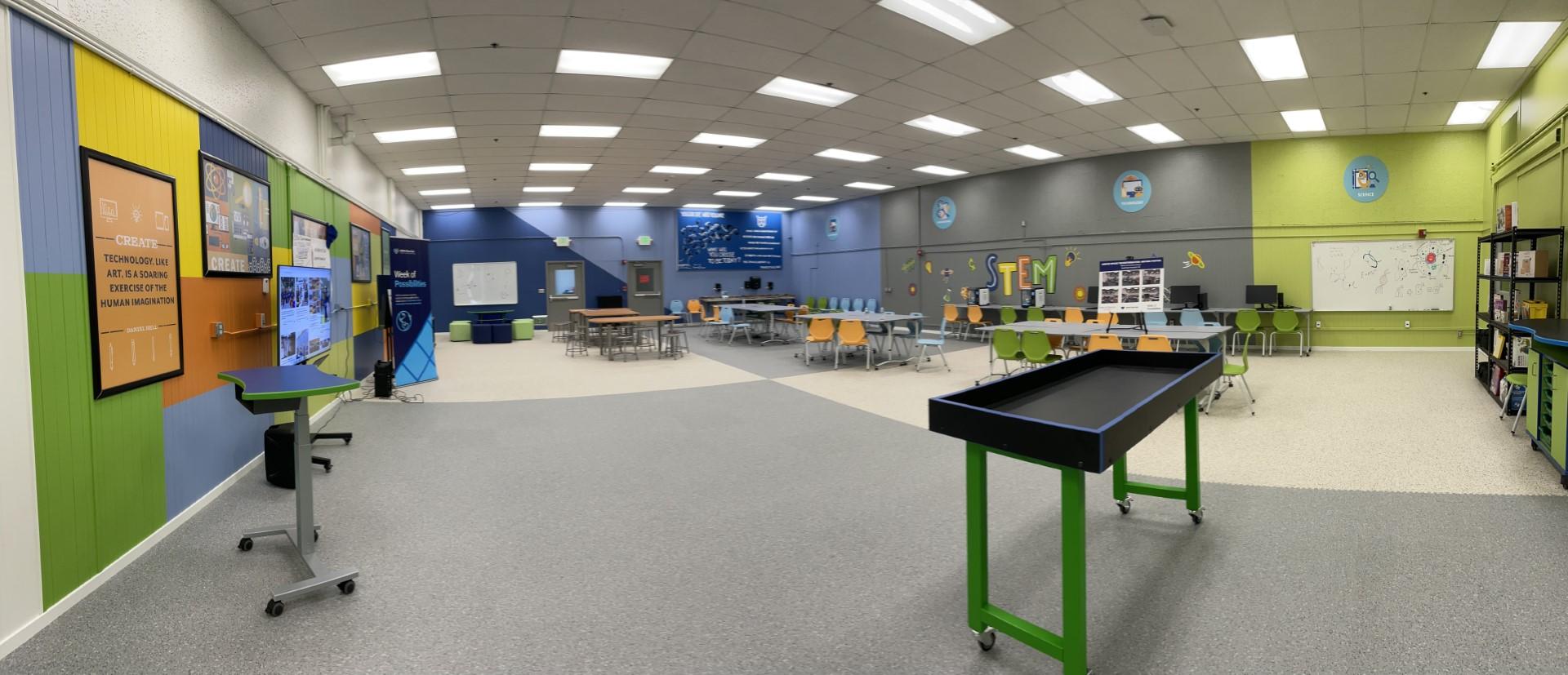 New STEM lab at Spruce Elementary (after)