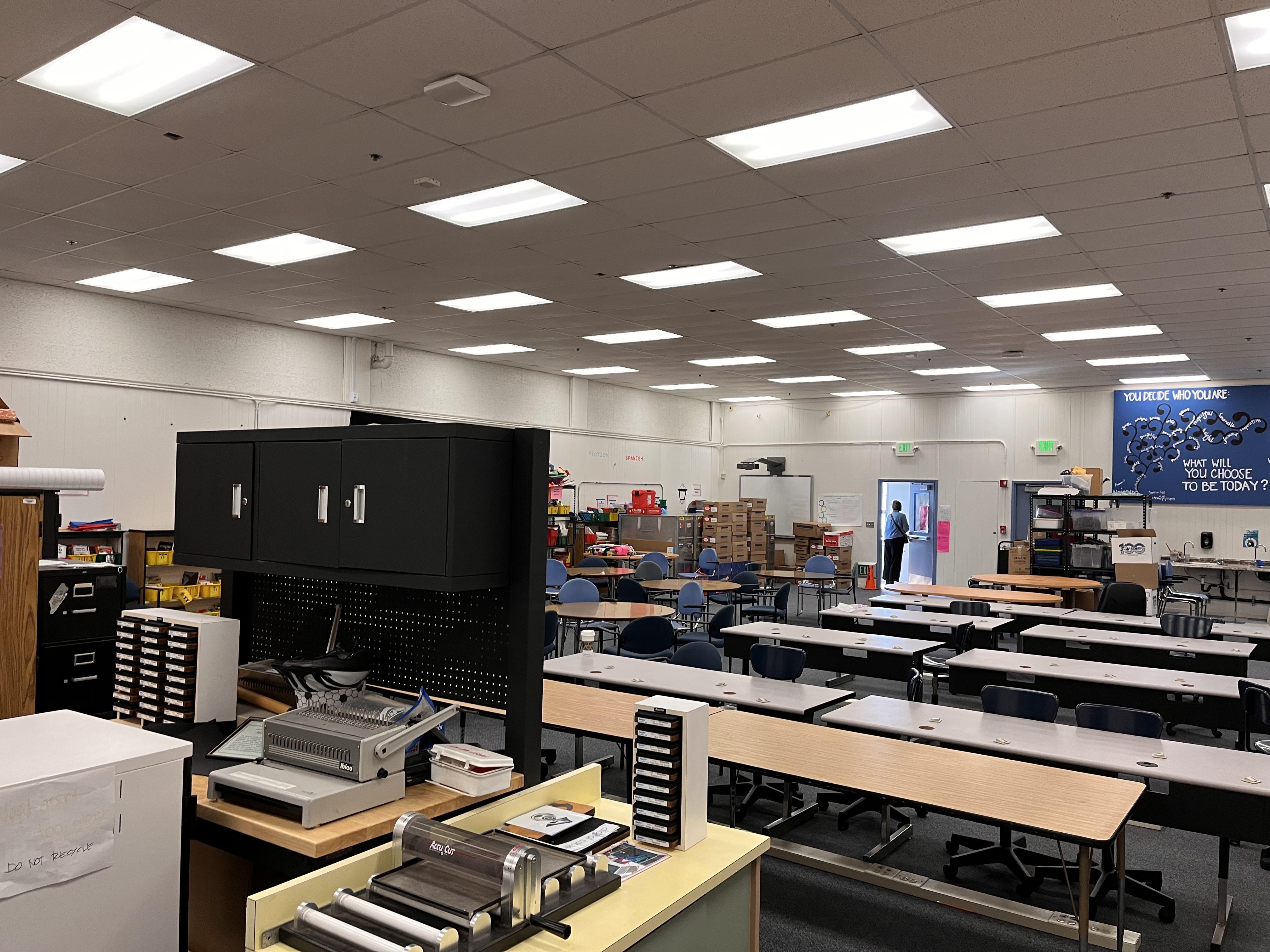 New STEM lab at Spruce Elementary (before)